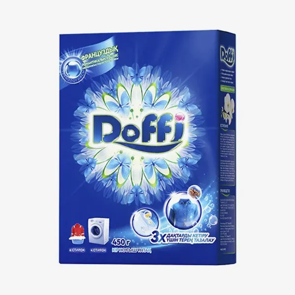 Стиральный порошок Doffi для глубокой очистки белья и удаления пятен, 450 г