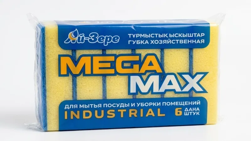 Хозяйственная Губка Ай-Зере 8,5х14,5 6шт
