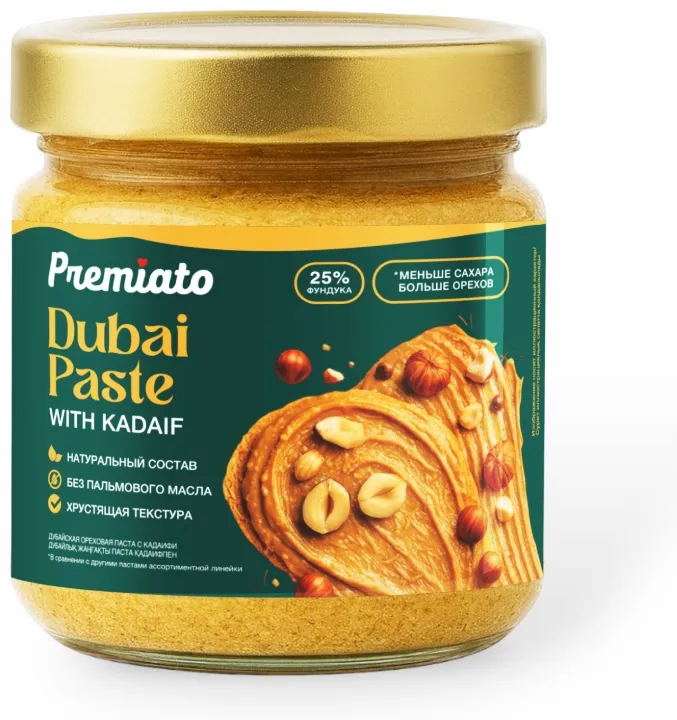 Premiato паста Dubai Paste with Kadaif 180 г