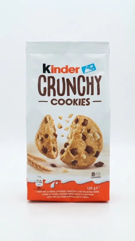 ХРУСТЯЩЕЕ ПЕЧЕНЬЕ KINDER CRUNCHY COOKIES (136 Г)