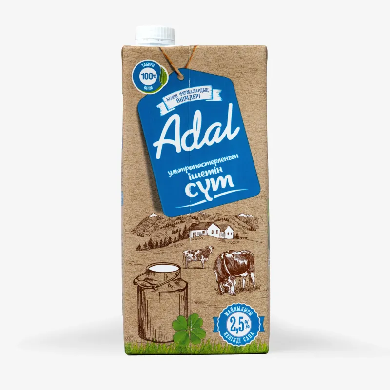 Молоко Adal 2.5%, 925 мл