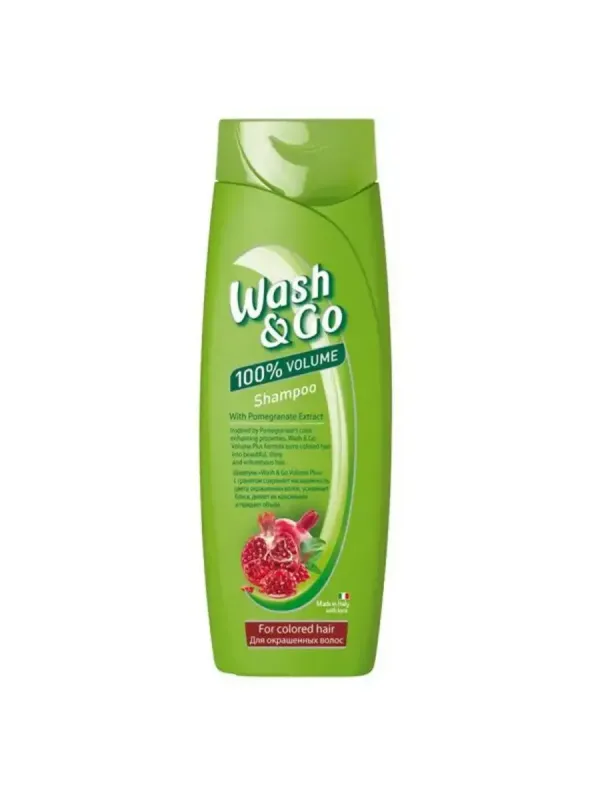 Шампунь Wash&Go с гранатом для окрашенных волос 400 мл
