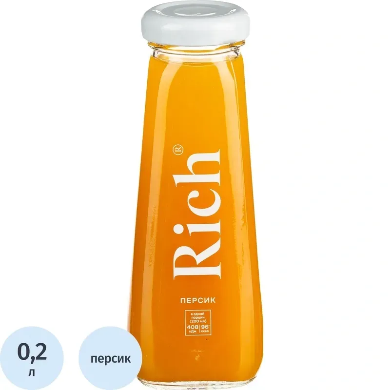 Rich персик 0,2л 