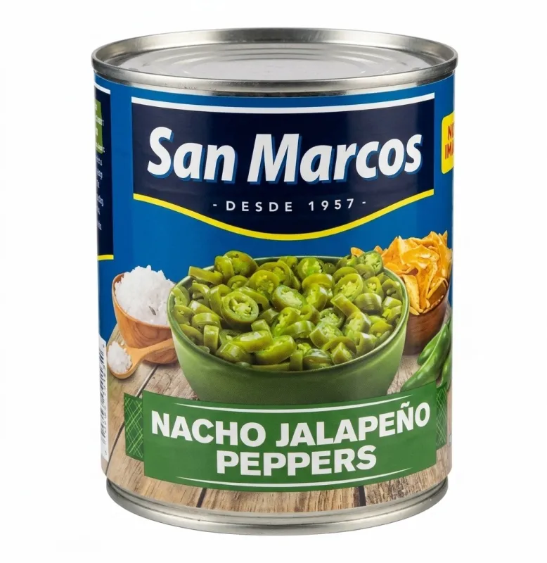 Перец халапеньо резаный San Marcos Nacho Jalapeño Peppers 2,75 кг 