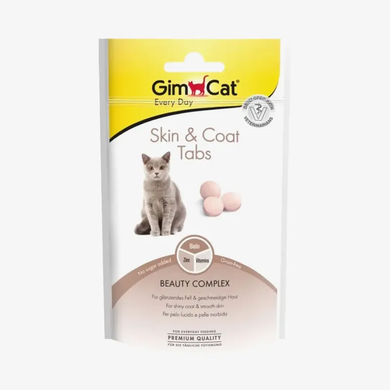 Витамины Gimborn Gimcat skin&coat для кошек, для кожи и шерсти, 40 г