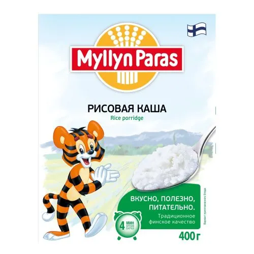 Каша Myllyn Paras Тигренок рисовая быстрого приготовления, 400 г
