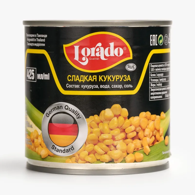 Кукуруза Lorado консервированная, 425 мл