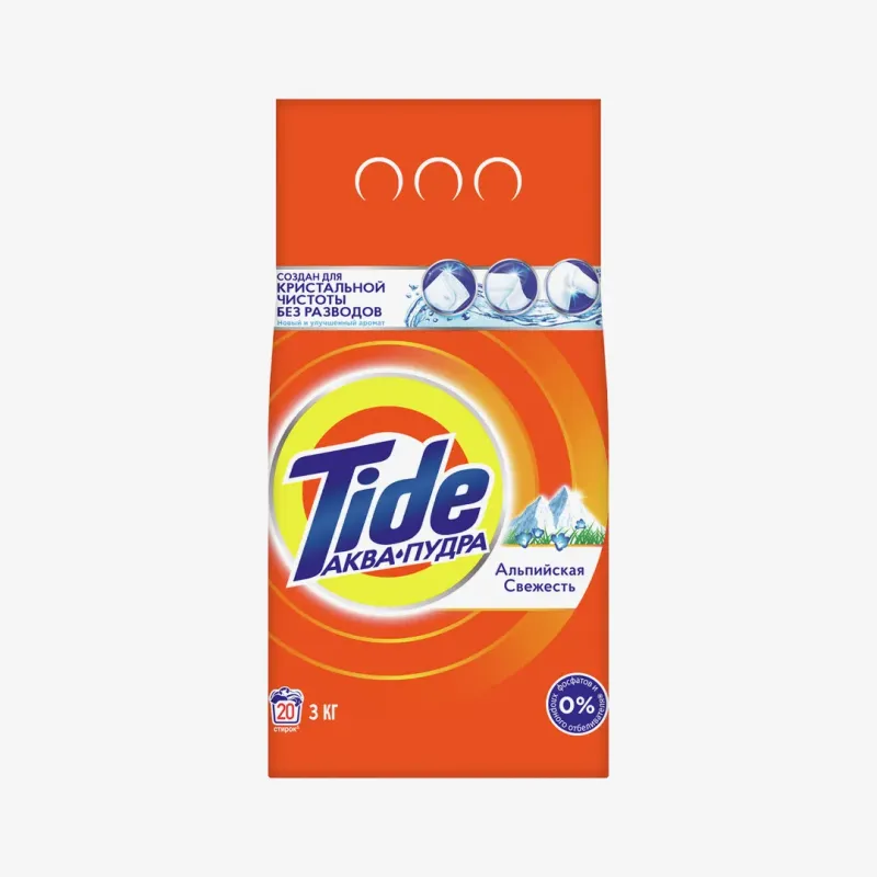 Порошок Tide стиральный Альпийская свежесть автомат, 3 кг