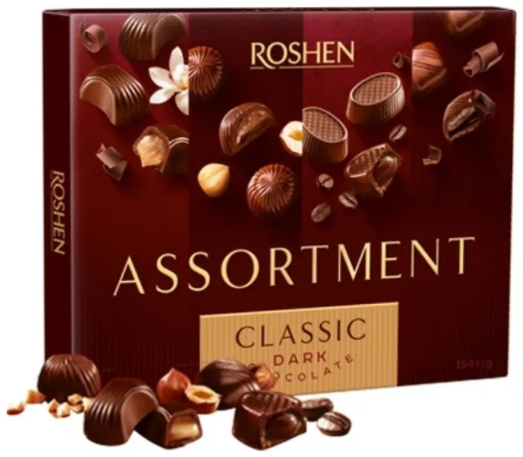 Конфеты шоколадные ROSHEN Assortment Classic 154 r