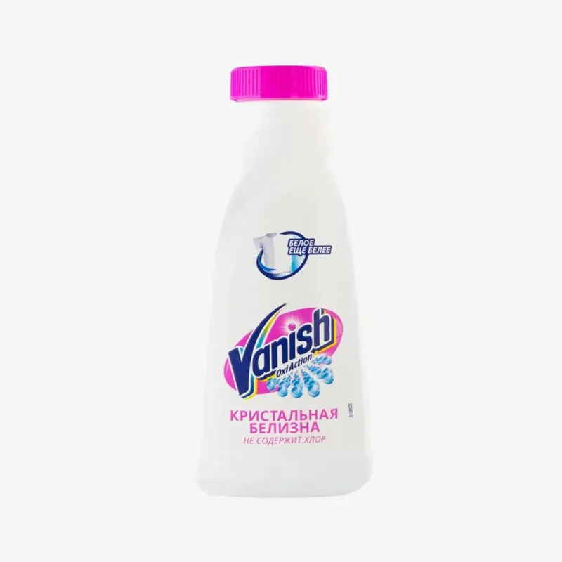 Отбеливатель Vanish Oxi Action Кристальная белизна для тканей, 450 мл