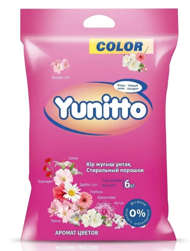 Стиральный порошок Yunitto универсальный 6 кг