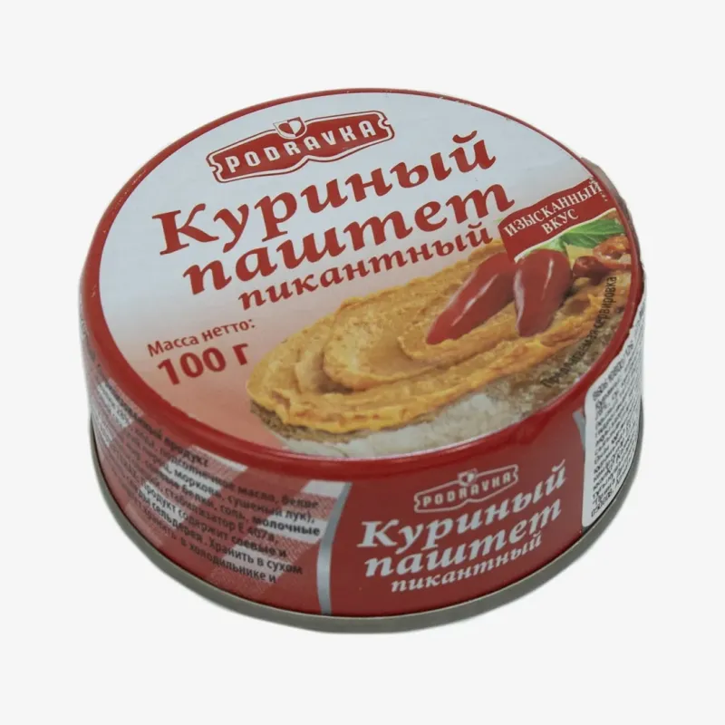 Паштет Podravka куриный пикантный, 100 г