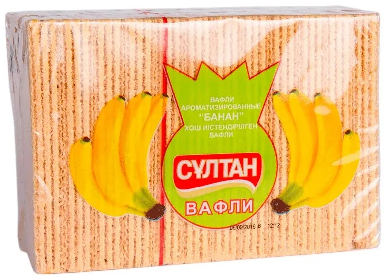 Султан вафли со вкусом банана 400 г