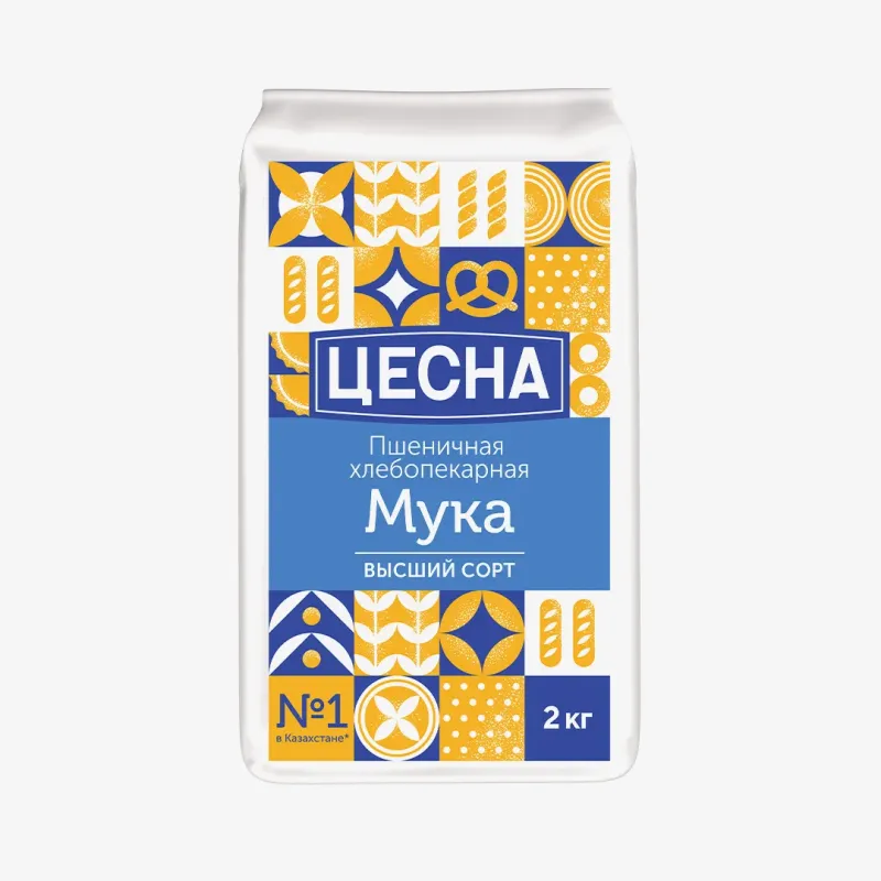 Мука Цесна высший сорт, 2 кг