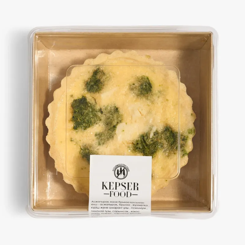 Киш Kepser с брынзой и шпинатом без глютена и сахара, 170 г
