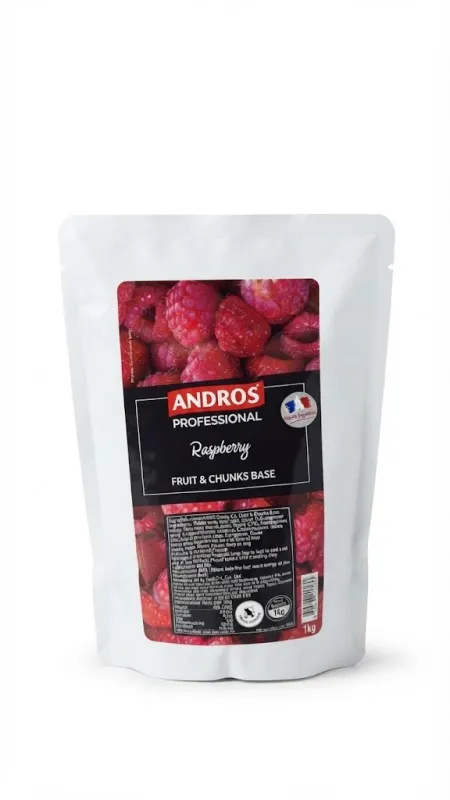 Andros Professional Raspberry Fruit & Chunks Base (масса нетто: 1 кг)