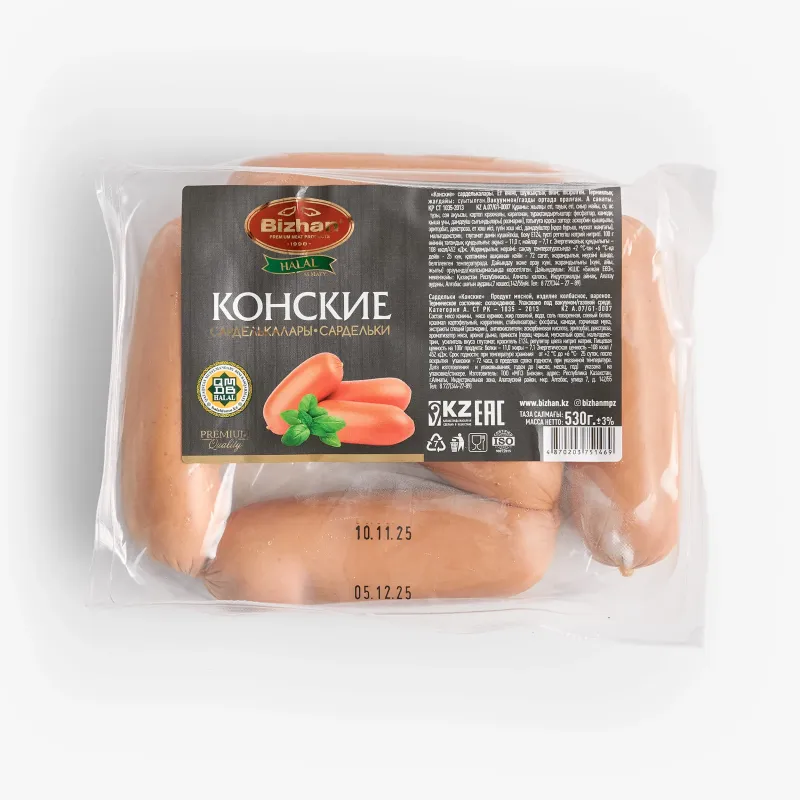 Сардельки Bizhan конские, 530 г