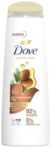 DOVE ШАМПУНЬ 400МЛ ВОССТАНАВЛИВАЮЩИЙ УХОД С АРГАНОВЫМ МАСЛОМ