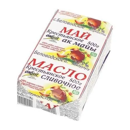 Масло сливочное Беловодское 72.5% 500г