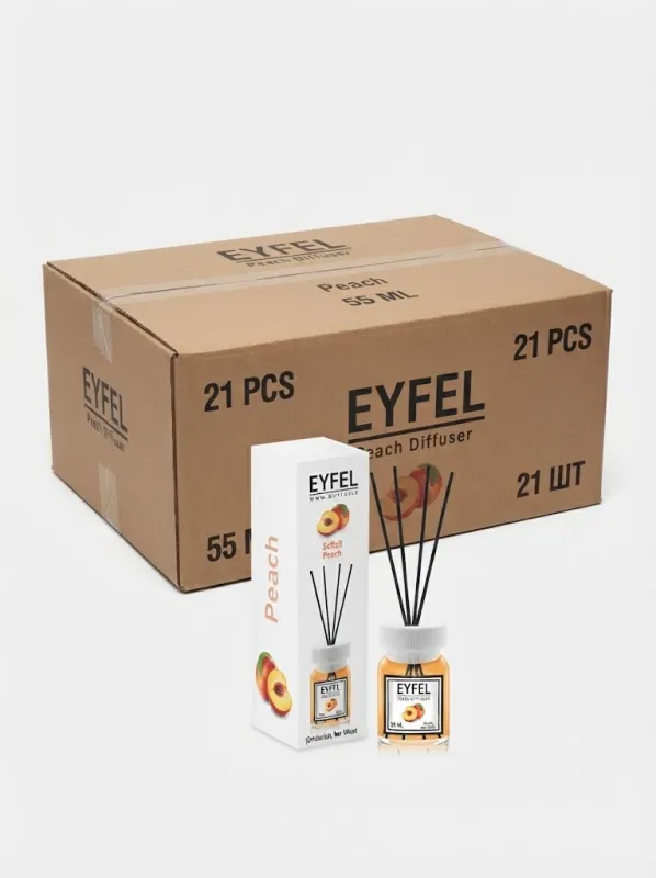 Ароматический диффузор EYFEL «Персик» (Peach), 55 мл