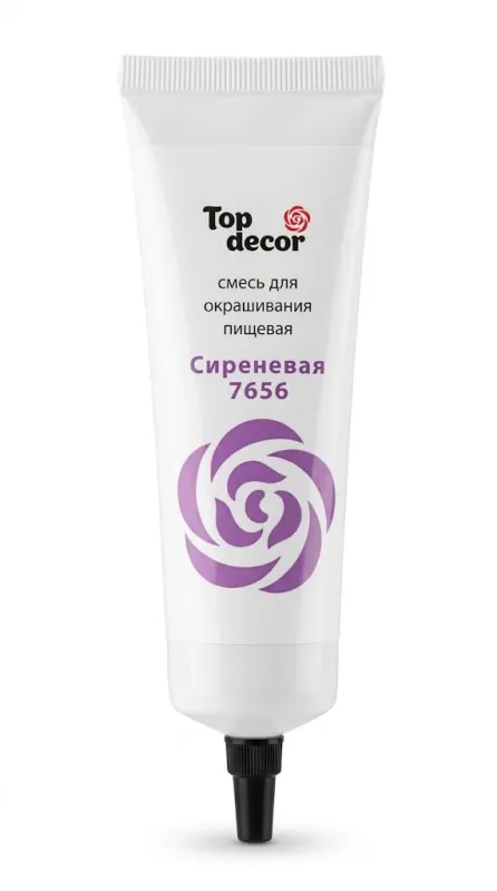Пищевой краситель Top Decor Сиреневая 7656, 100 г 