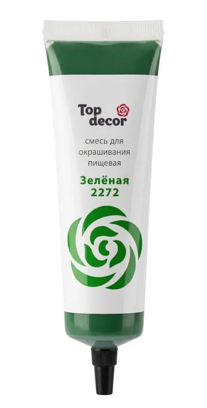 Пищевой краситель Top Decor Зелёная 2272, 100 г 
