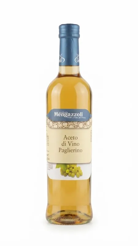 БЕЛЫЙ ВИННЫЙ УКСУС MENGAZZOLI ACETO DI VINO PAGLIERINO (0,5 Л)