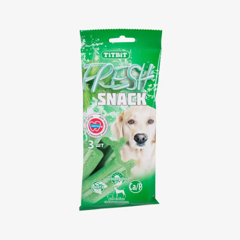 Снеки TitBit Fresh для средних собак, 3 шт
