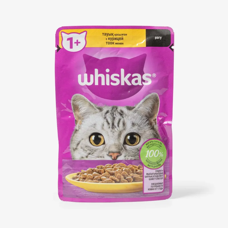 Влажный корм Whiskas рагу с курицей 85 г
