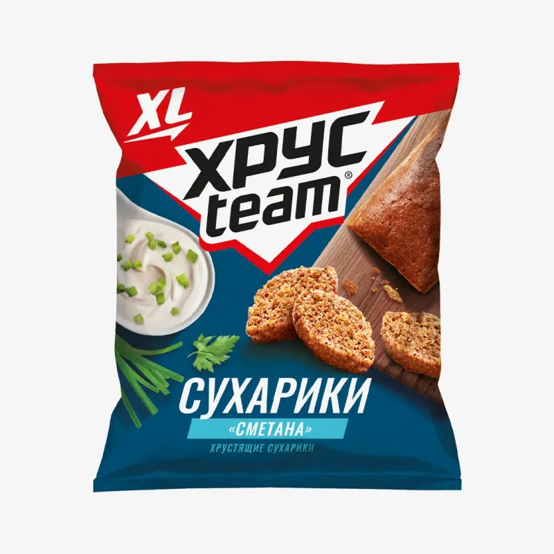 Сухарики Хрусteam сметана, 100 г