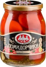 МАРИНОВАННЫЕ ПОМИДОРЧИКИ «СКАТЕРТЬ-САМОБРАНКА» 720мл