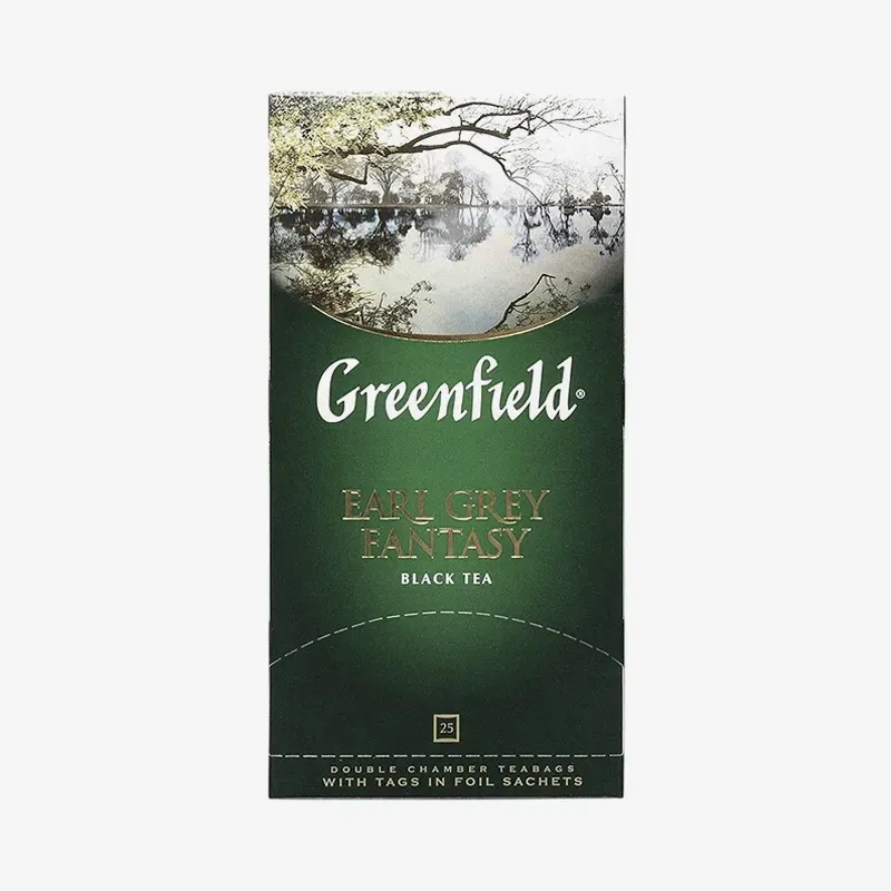 Чай Greenfield Earl Grey Fantasy черный 25 пакетиков