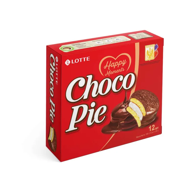 Пирожное LOTTE Choco Pie Zero, 336 г