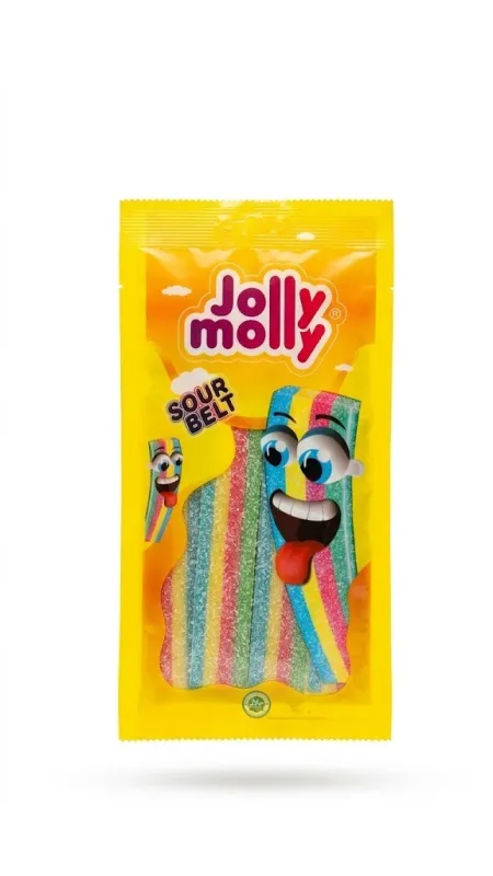 Жевательный мармелад Jolly Molly Sour Belt «Кислая лента» (тутти-фрутти), 70 г