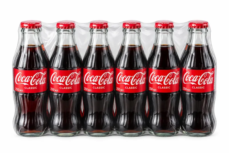 Coca-Cola Classic 250 мл × 24 шт. (стеклянные бутылки)