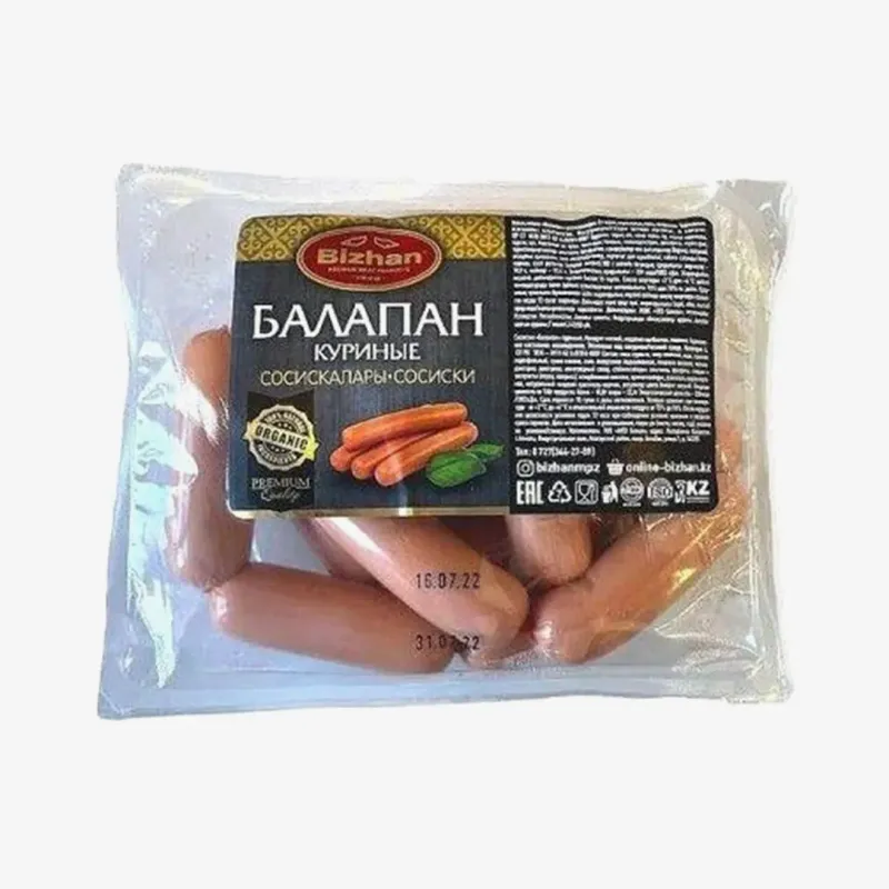 Сосиски Bizhan балапан, куриные, 430 г