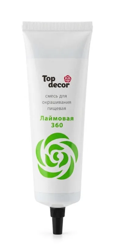 Пищевой краситель Top Decor Лаймовая 360, 100 г 