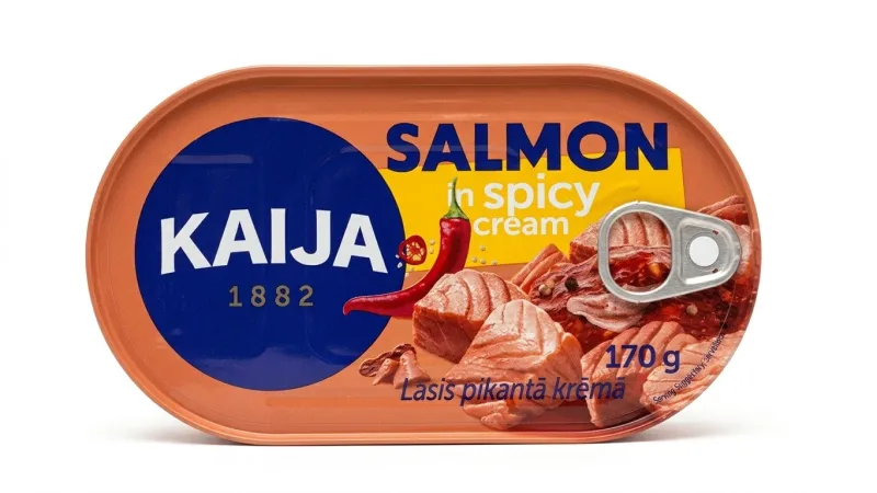Филе лосося в пикантном креме 170 гр 
