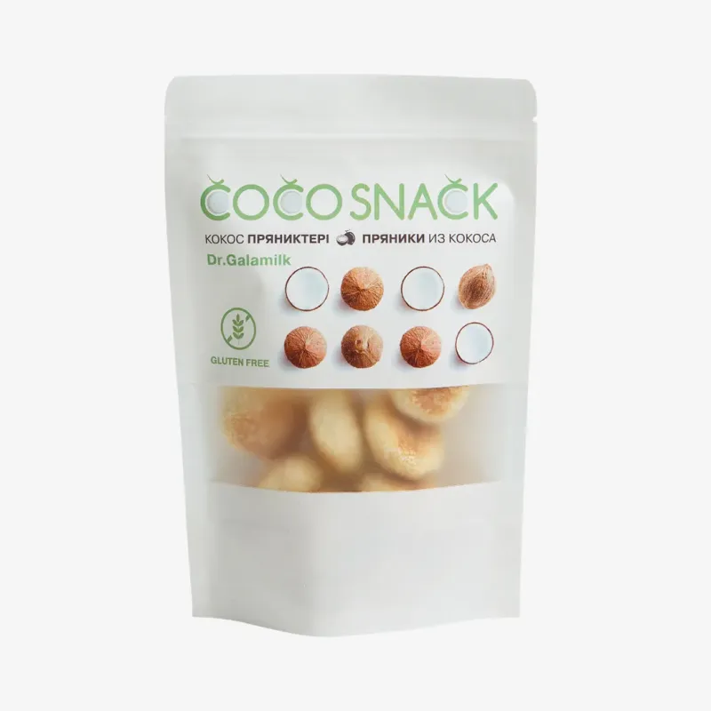 Пряники Dr. Galamilk Cocosnack кокосовые, 100 г