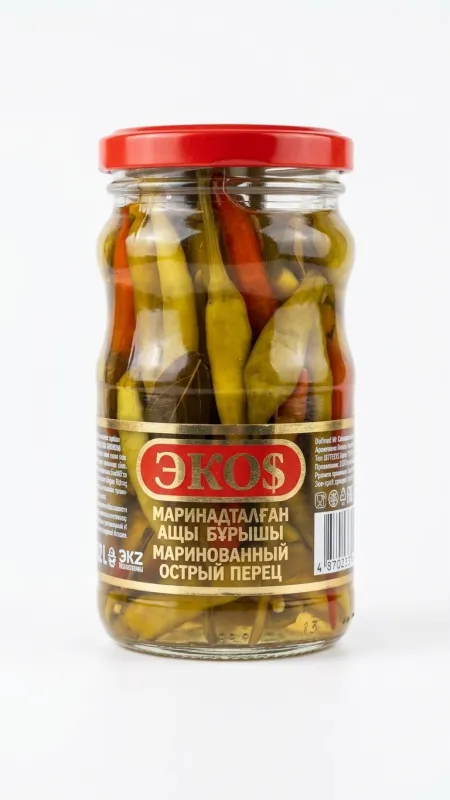 Перец острый маринованный «ЭКО$» 275гр