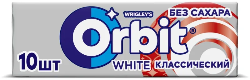 Жевательная резинка Orbit White Классический 10 шт