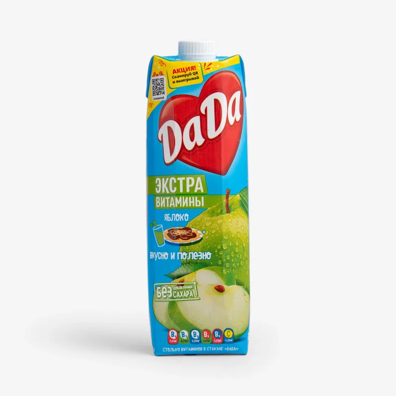 Сок DaDa яблочный 950 мл