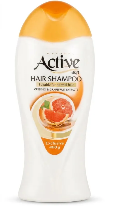Шампунь для волос ACTIVE "Экстракт грейпфрута и женьшеня" NATURAL  400 мл