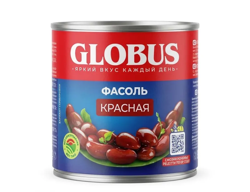 Фасоль красная Globus консервированная 240 мл