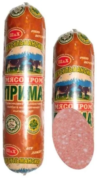 Колбаса ШАХ Прима Мусульманская полукопченая,