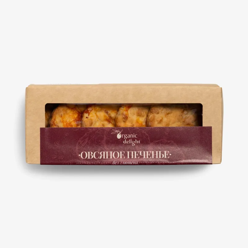 Печенье Organic delight овсяное, 140 г
