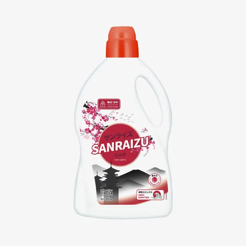 Гель для стирки Sanraizu сила цвета, 2.8 л