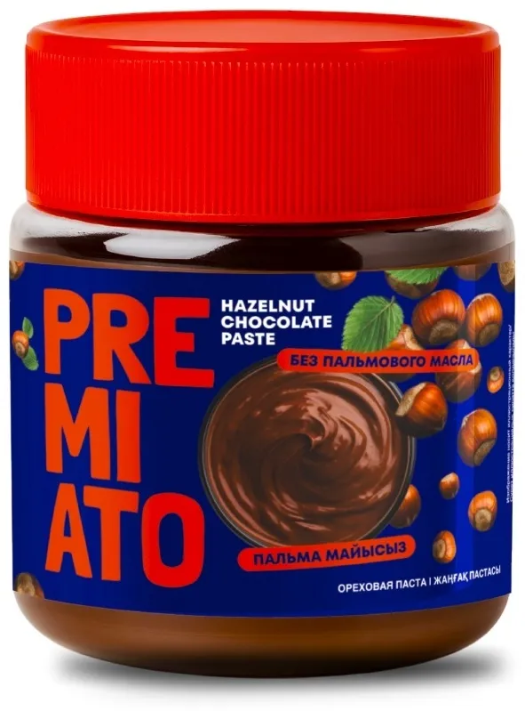 Premiato паста ореховая без пальмового масла 330 г