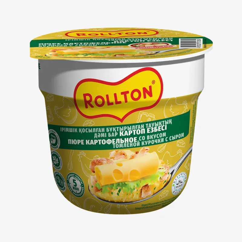 Пюре картофельное Роллтон томлёная курица, 40 г