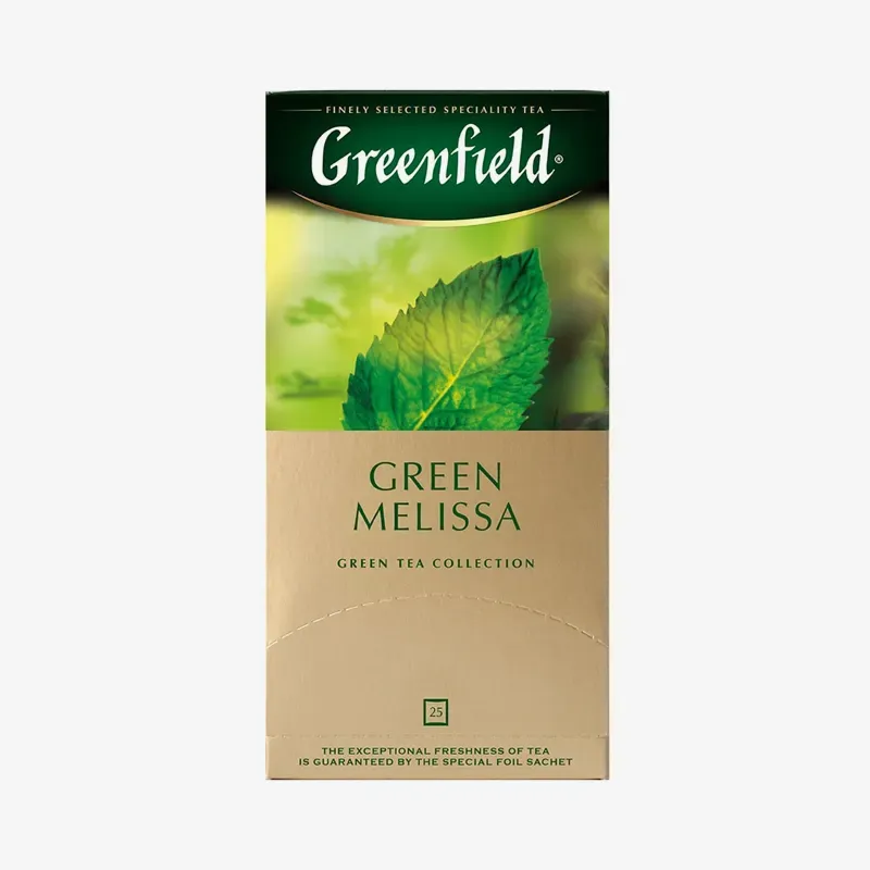Чай Greenfield Green Melissa, 25 пакетиков